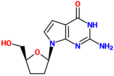 (image for) MC080802 7-Deaza-2',3'-dideoxyguanosine